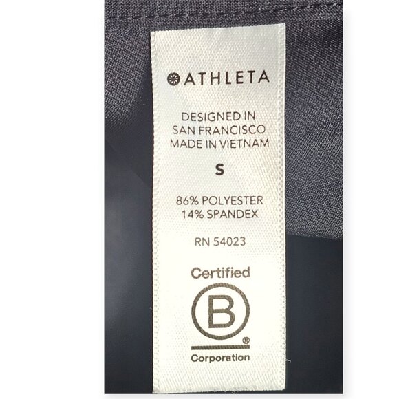 Athleta Black Performance Tank Top - Women's Small - Ribbed Trim - Picture 8 of 10